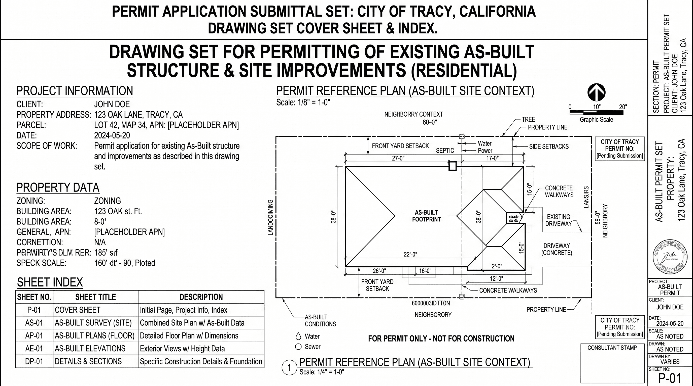 Building Permit Consulting sample deliverable