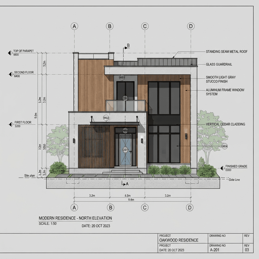 Revit Elevation Drawing